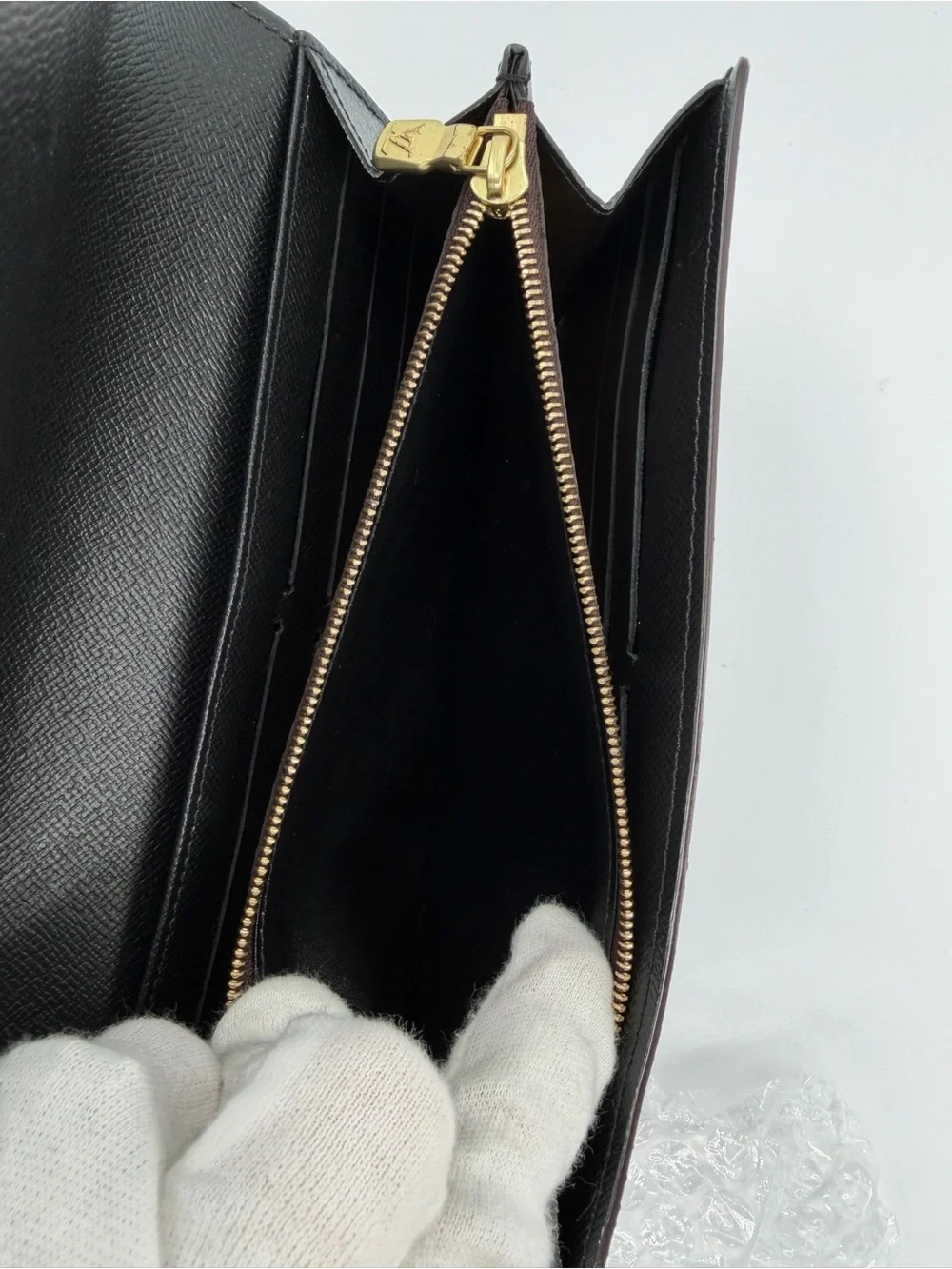 Louis Vuitton Sarah Reverse Giant Monogram Flap Wallet Excellent Condition W/COA - Picture 6 of 16